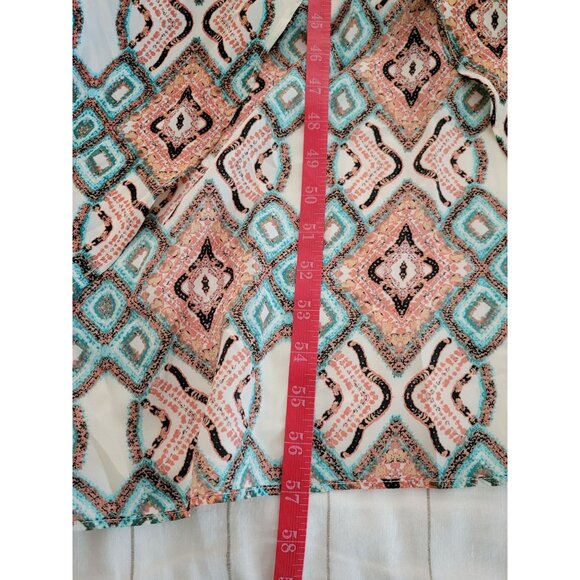 Lavender Brown Maxi Dress Multi-Color Adjustable Straps Size M MSRP $177 - Picture 11 of 13